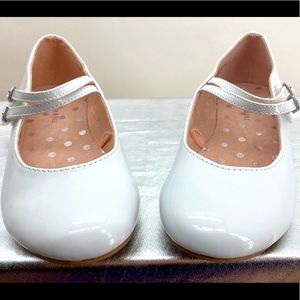 Little Girls Pageant Shoes white‎ Patent size 11